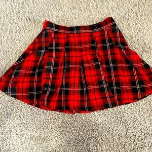 Plaid Miniskirt